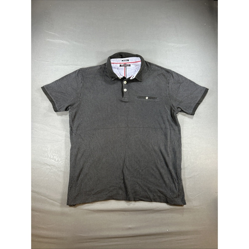 black Champion textured knit polo shirt  XL